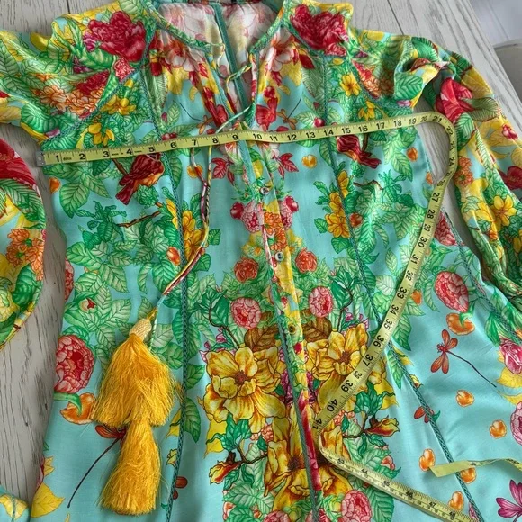 Floral Maxi Dress in Multicolor VISHIVANKA LONG DRESS